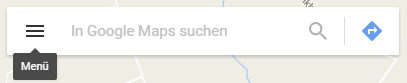 Google Maps Menü