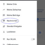 Google Maps Nachrichten System