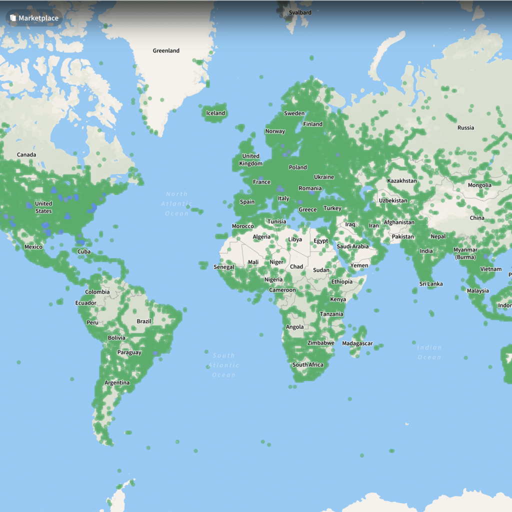Mapillary Kartenabdeckung ab Juni 2020